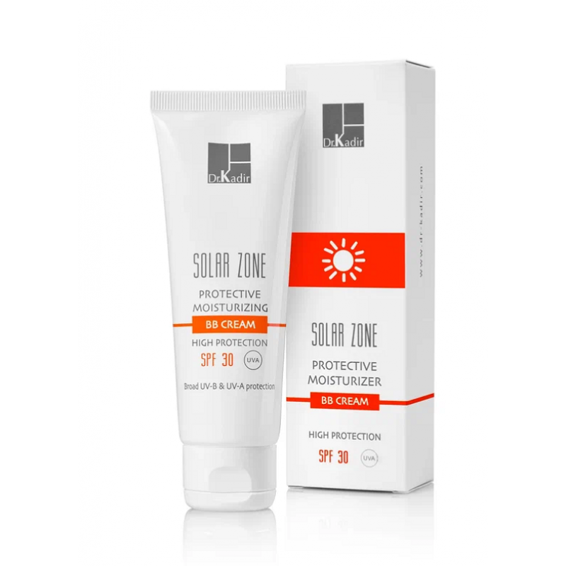 Dr.Kadir-Защитный крем с тоном SPF 50 - Solar Zone Protective CC Cream SPF 50, 75 мл.