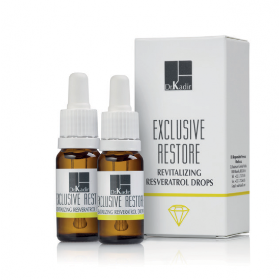 Капли Ресвератрол для восстановления кожи - Exclusive Restore Skin Revitalizing Resveratrol Drops, 2*10 мл.