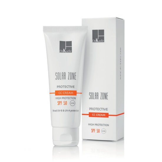 Защитный крем с тоном SPF 50 - Solar Zone Protective CC Cream SPF 50, 75 мл.